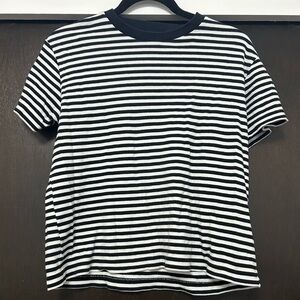 Black and White Striped T-Shirt
